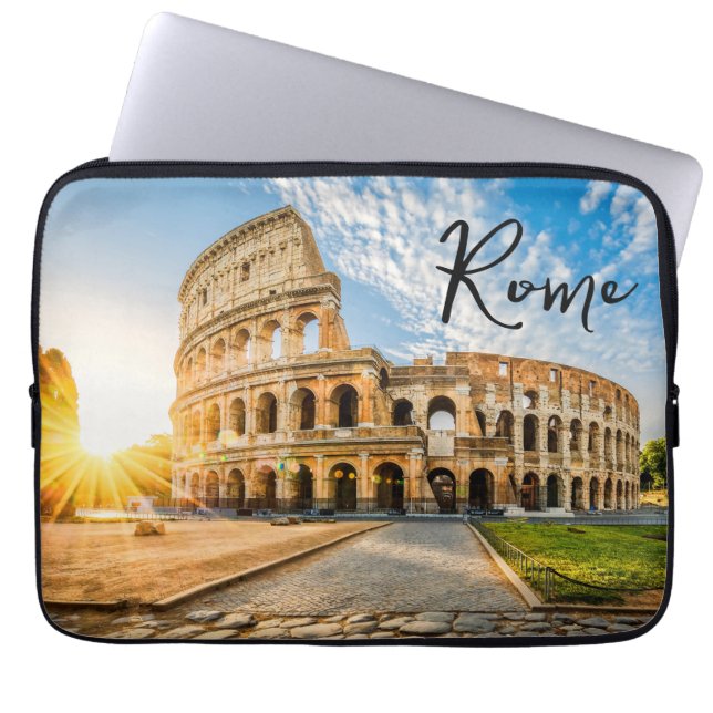Colosseum Rome Italië Laptop Sleeve (Voorkant)