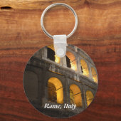 Colosseum Rome Italië, nacht Sleutelhanger (Voorkant)