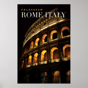 colosseum rome italië poster
