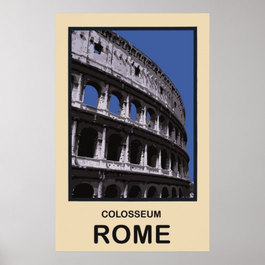 Colosseum Rome Italië Poster (Voorkant)