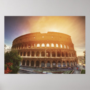Colosseum, Rome, Italië Poster