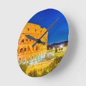Colosseum Rome Italië Ronde Klok (Hoek)