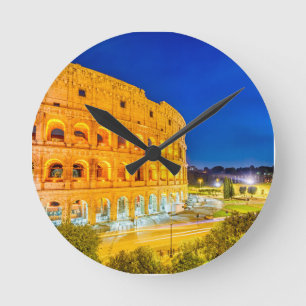 Colosseum Rome Italië Ronde Klok