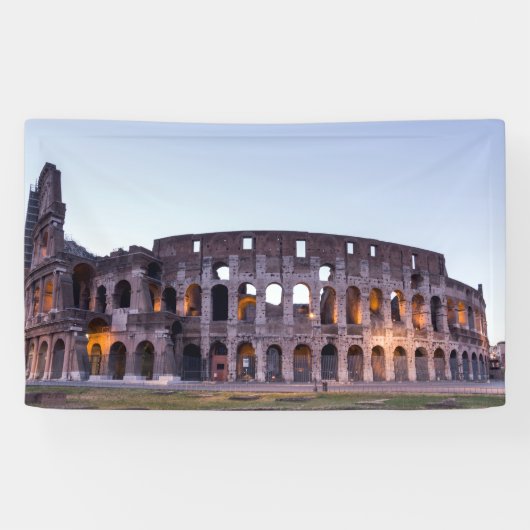 Colosseum - Rome - Italië Spandoek (Horizontaal)