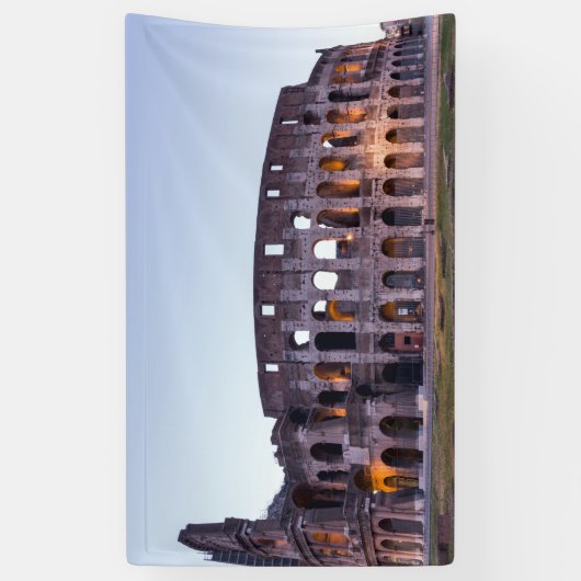 Colosseum - Rome - Italië Spandoek (Verticaal)