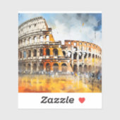 Colosseum Rome Italië Sticker (Vel)