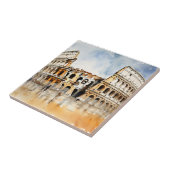 Colosseum - Rome Italië Tegeltje (Zijkant)