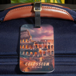 Colosseum Rome Italië Vintage reizen Bagagelabel
