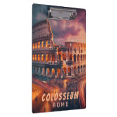 Colosseum Rome Italië Vintage reizen Klembord (Rechts)