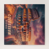 Colosseum Rome Italië Vintage reizen Legpuzzel (Horizontaal)