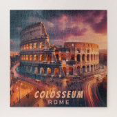 Colosseum Rome Italië Vintage reizen Legpuzzel (Verticaal)