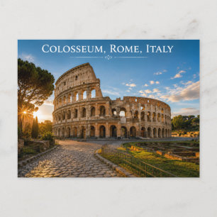 Colosseum, Rome, Italië Zonsopgang Briefkaart