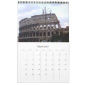 Colosseum Rome Kalender (Mar 2027)