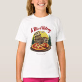  Colosseum Rome & Napolitaanse Pizzakunst T-shirt (Voorkant)