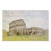 Colosseum Rome Perfect Poster (Voorkant)