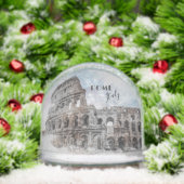 Colosseum Rome Snow Globe – Vintage Italy Travel  Sneeuwbol (Kerstmis)