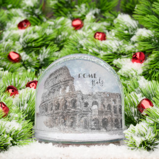 Colosseum Rome Snow Globe – Vintage Italy Travel Sneeuwbol