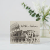 Colosseum - Rome van de Gladiatoren Briefkaart (Staand voorkant)
