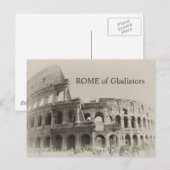 Colosseum - Rome van de Gladiatoren Briefkaart (Voorkant / Achterkant)