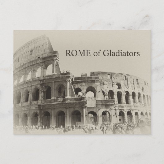 Colosseum - Rome van de Gladiatoren Briefkaart (Voorkant)