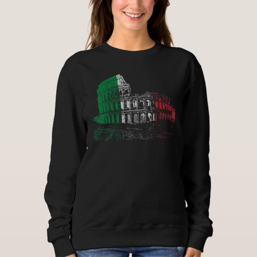 Colosseum Rome - vlaggepride Trui (Voorkant)
