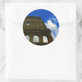 colosseum ronde sticker (Tas)