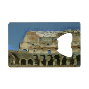 Colosseum schilderij, Rome Creditkaart Flessenopener