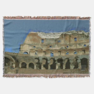 Colosseum schilderij, Rome Deken