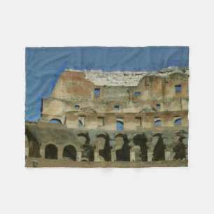 Colosseum schilderij, Rome Fleece Deken
