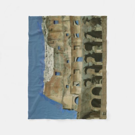 Colosseum schilderij, Rome Fleece Deken (Voorkant)