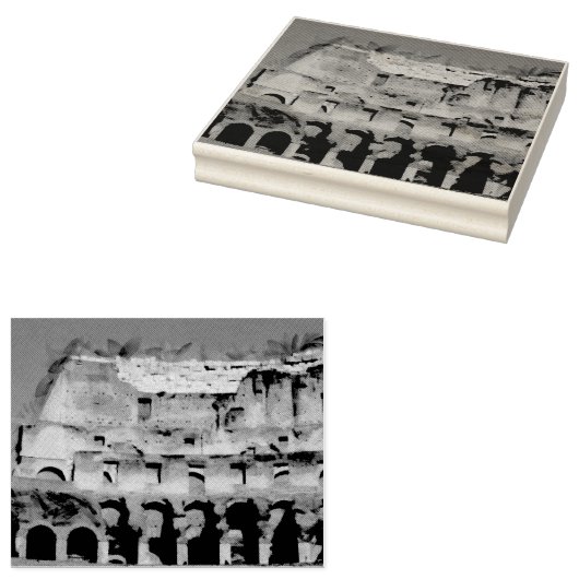 Colosseum schilderij, Rome Rubberstempel (Gestempeld)