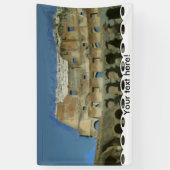 Colosseum schilderij, Rome Spandoek (Verticaal)