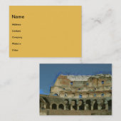 Colosseum schilderij, Rome Visitekaartje (Voorkant / Achterkant)