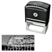 Colosseum schilderij, Rome Zelfinktende Stempel (In situ)