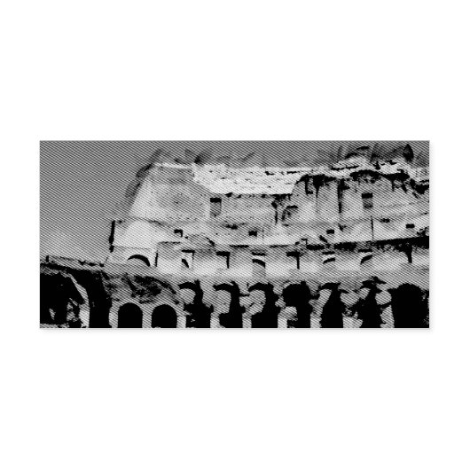 Colosseum schilderij, Rome Zelfinktende Stempel (Design)
