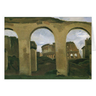 Colosseum Seen through the Arcades in Rome, Italië