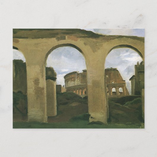 Colosseum Seen through the Arcades in Rome, Italië Briefkaart (Voorkant)