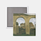 Colosseum Seen through the Arcades in Rome, Italië Magneet (Voorkant / Achterkant)