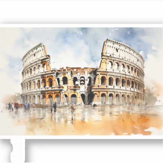 Colosseum Sticker (Voorkant)