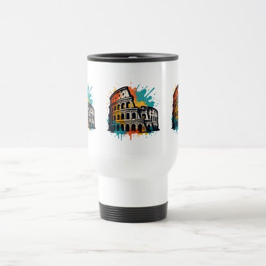 Colosseum Street Art – kleurrijk monument in Rome Reisbeker (Center)