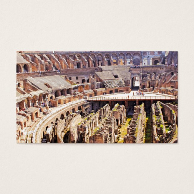 colosseum visitekaartje (Voorkant)