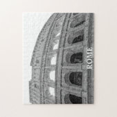 Colosseum, zwart en wit legpuzzel (Verticaal)