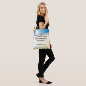 Colossiaans, 3:17, Christelijke Bijbelscripts Tote Bag (Op model)