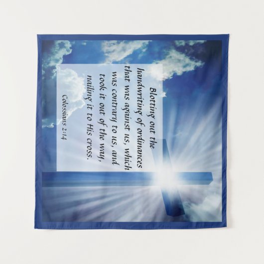 Colossians 2:14 wandkleed (Voorkant (horizontaal))