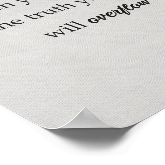 Colossians 2:7 - Rookt in hem Poster (Hoek)