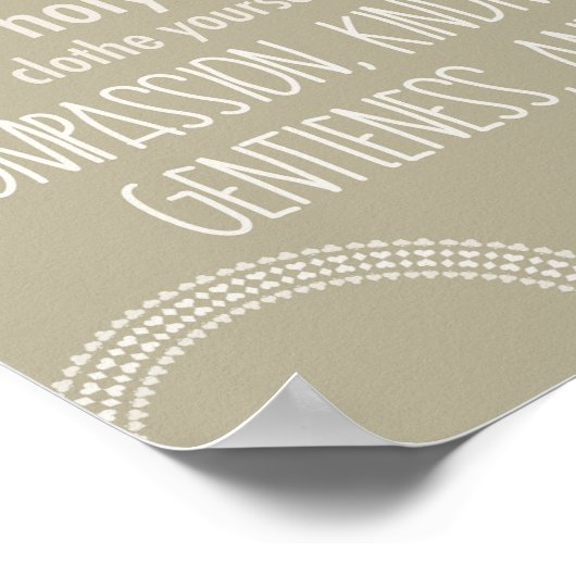 Colossians 3:12 Poster (Hoek)