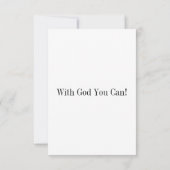 Colossians 3:13 KJV Bijbel Verse Pic Flat Greeting Kaart (Achterkant)