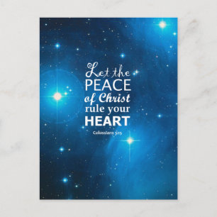 Colossians 3:15 briefkaart