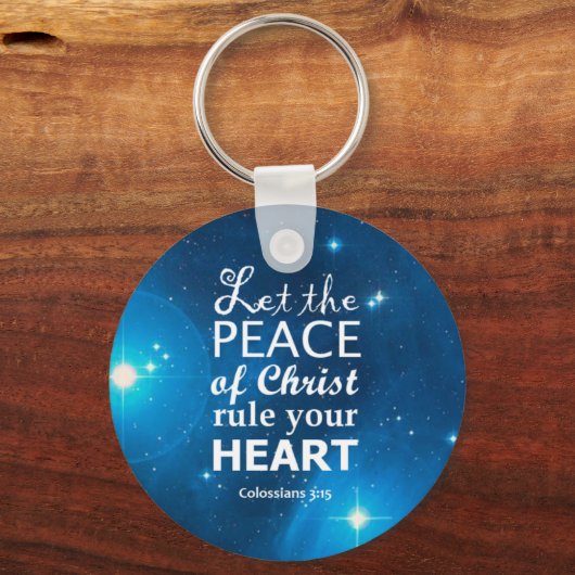 Colossians 3:15 sleutelhanger (Voorkant)