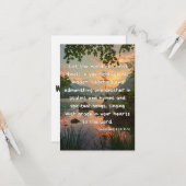 Colossians 3:16 KJV Bijbel Verse Pic Flat Greeting Kaart (Voorkant / Achterkant in situ)